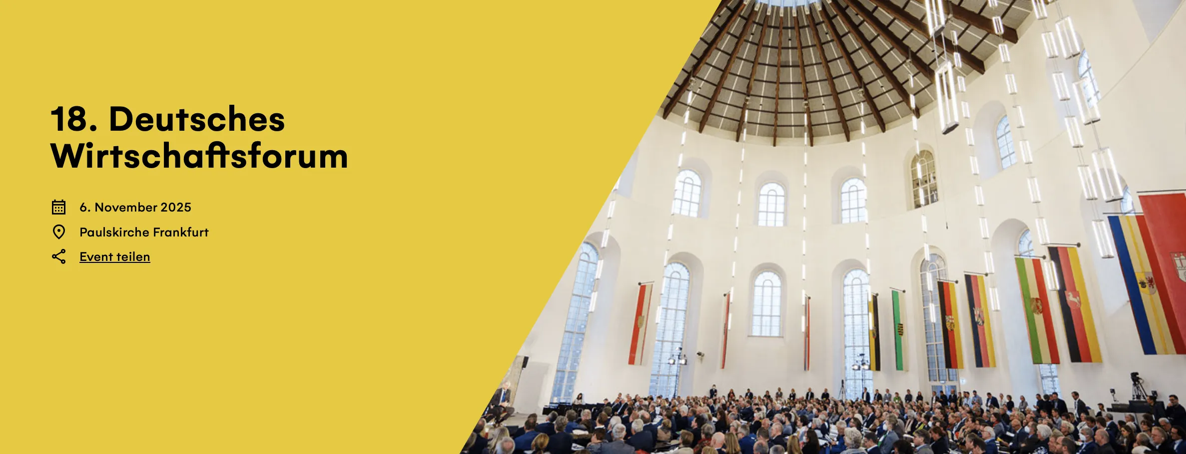 18. Deutsches Wirtschaftsforum 2025